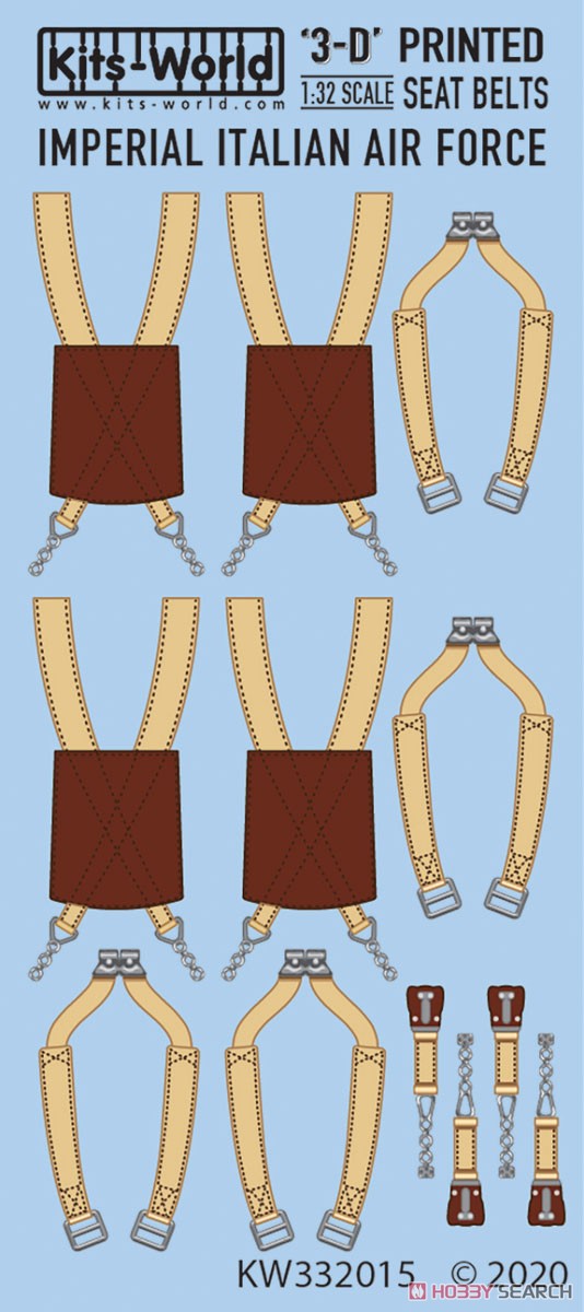 3D Italian WWII Fighters Seat Belts (Decal) Images List