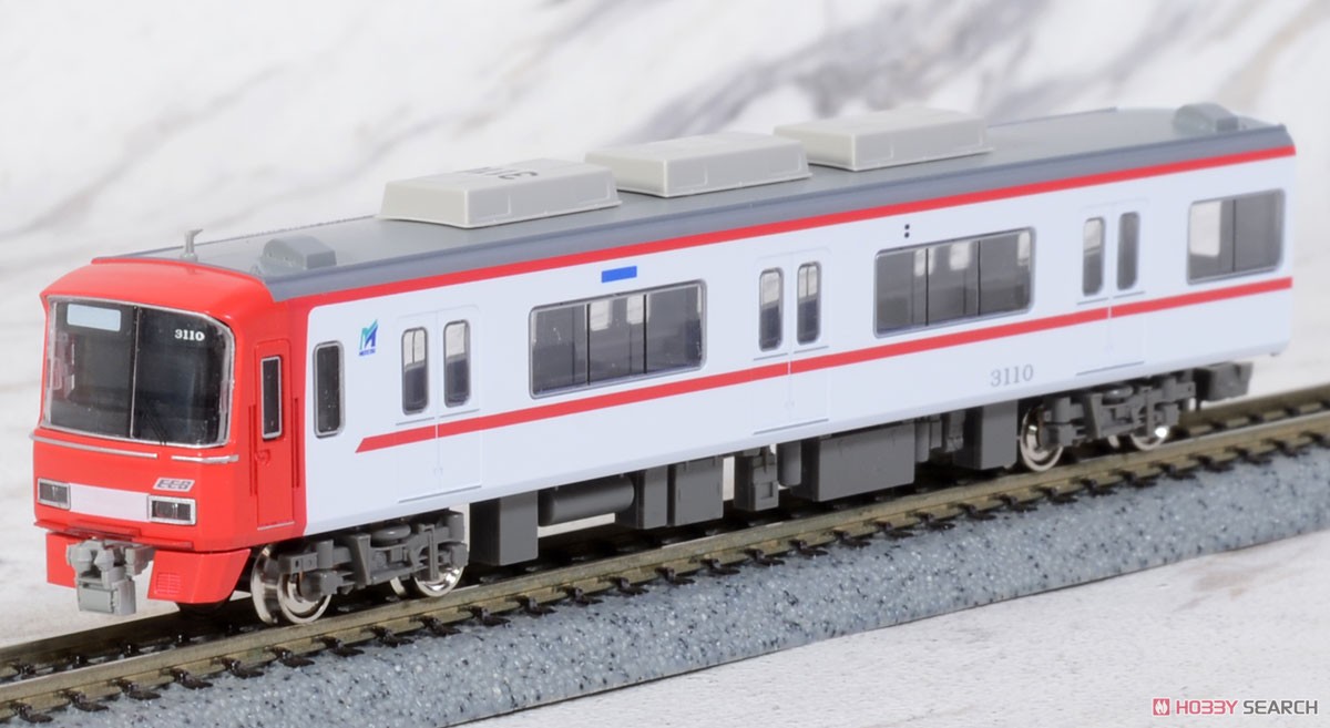 名鉄 3100系 1次車 (新塗装・3110編成) 増結2輛編成セット (動力無し