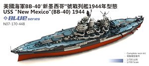 USS `New Mexico`(BB-40) 1944 (Plastic model)