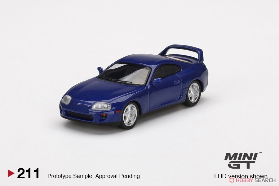 MINI GT トヨタスープラ ブルーパールメタリック 2個セット Toyota スープラ ブルーパールメタリック (左ハンドル) (ミニカー