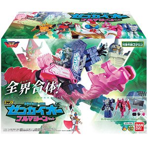 Bandai Shokugan Super Mini PLA Kikai Seintai Zenkaiger 02 ZenkaiOh VrooMagine Set (Set of 5