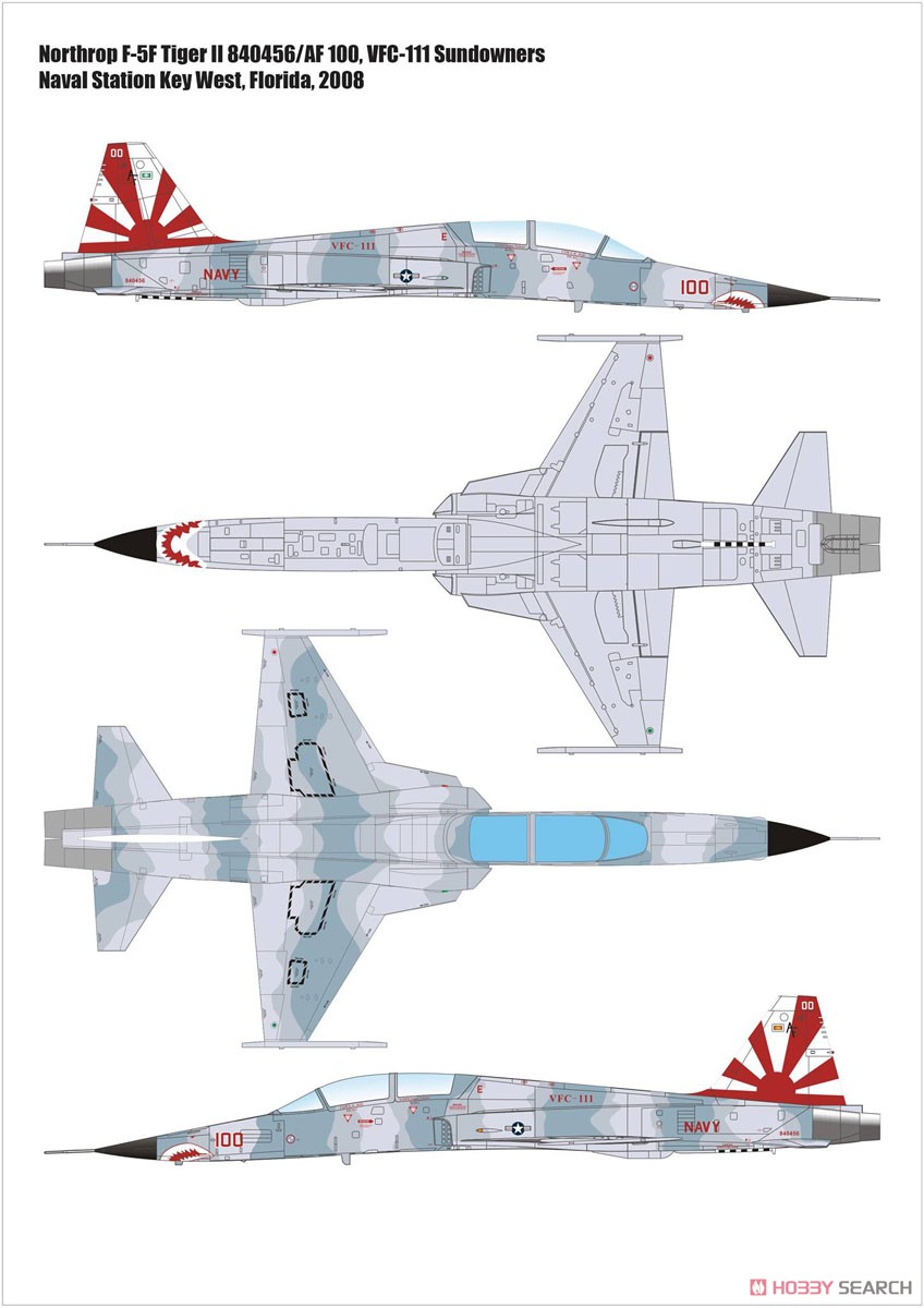 F-5F Tiger II (Plastic model) 塗装1 Modal