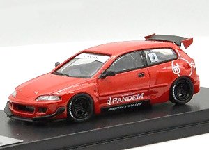 Honda Civic EG6 Rocket Bunny red (ミニカー)