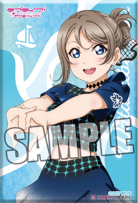 ラブライブ！サンシャイン!! スクエア缶バッジ 「渡辺曜」 Part.2