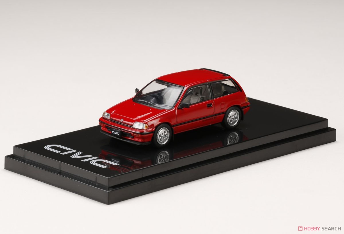 ホンダ ワンダー シビック Si SAPI MODELS 希少品 1/43レッド ホンダ CIVIC Si (AT) 1984 (ワンダーシビック) レッド (ミニカー