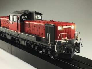 3"OJ Train Museum No.02 Diesel Locomotive DD51"  Aoshima 1/45 Model kit Japan 