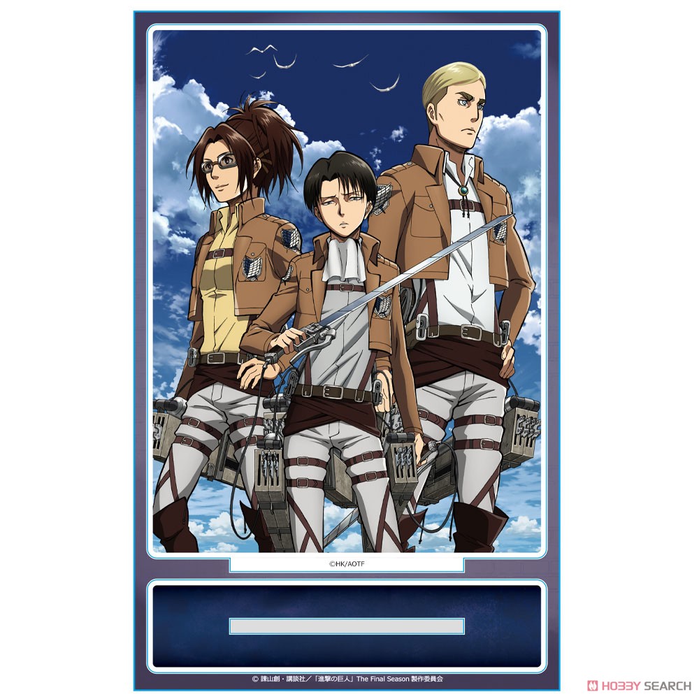 進撃の巨人 アクリルポートレート D［リヴァイ＆エルヴィン