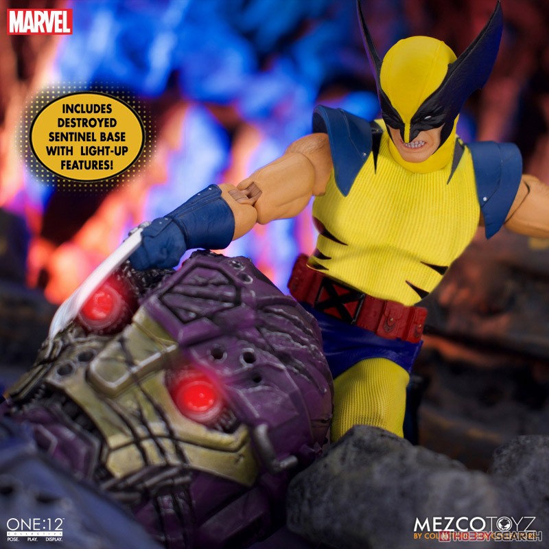 ONE:12 Collective/ Marvel Comics: Wolverine with Sentinel 1/12 Action Figure DX Steel Box Edition (Completed) その他の画像7 Modal