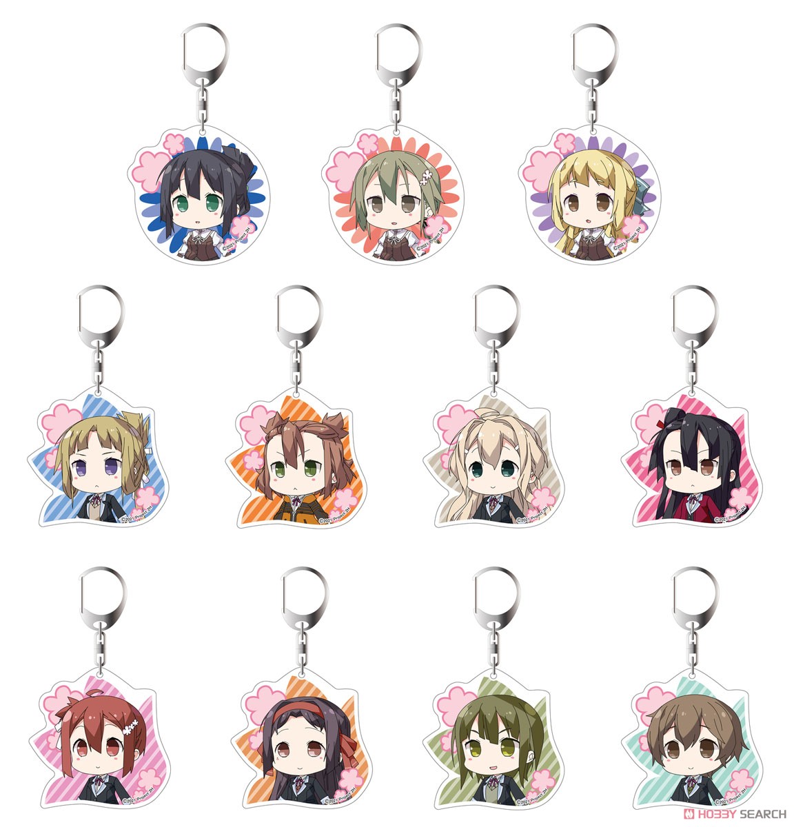 結城友奈は勇者である ちゅるっと アクリルキーホルダー 白鳥歌野 キャラクター