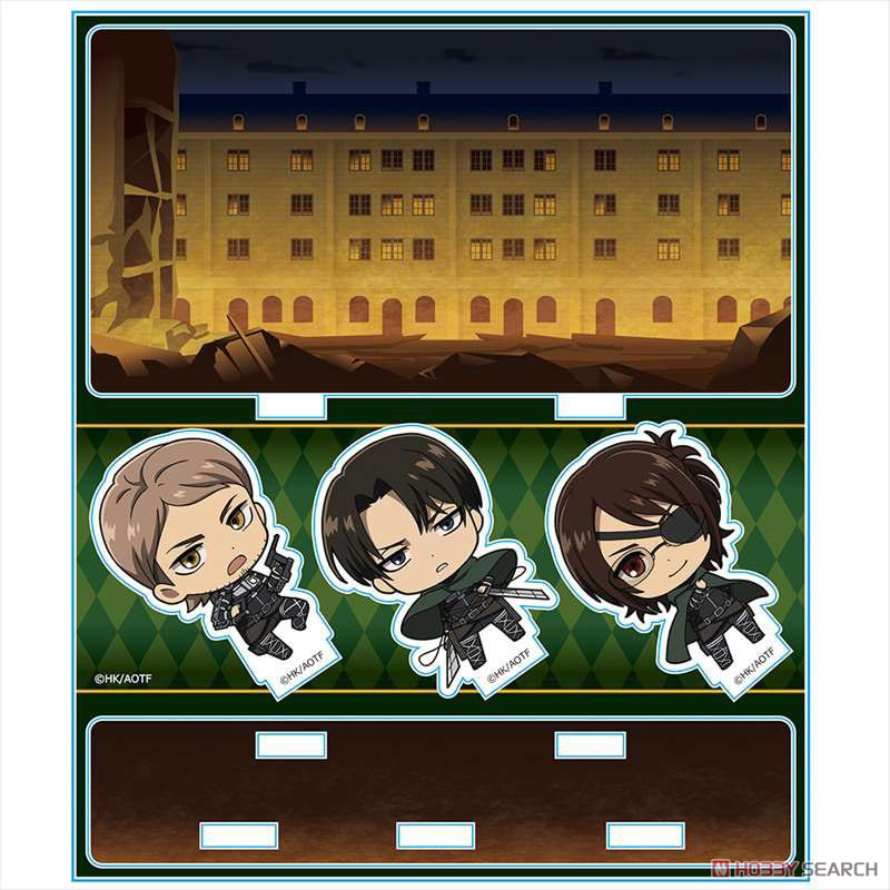 Attack on Titan Acrylic Diorama F [Levi & Hange & Jean] (Anime Toy) 商品画像2