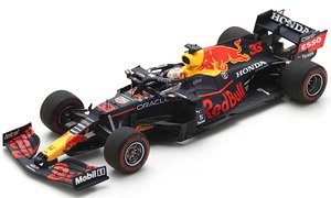 Red Bull Racing Honda RB16B No.33 Red Bull Racing Winner Monaco GP 2021 Max Verstappen With No.1 Board (Diecast Car)