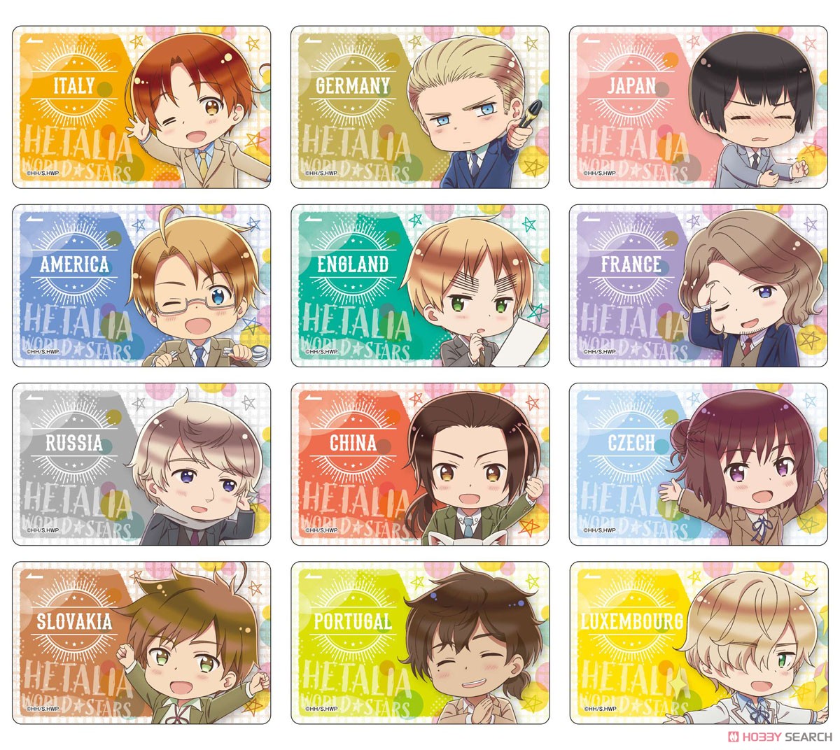 ヘタリア World☆Stars ICカードステッカー チェコ (キャラクター