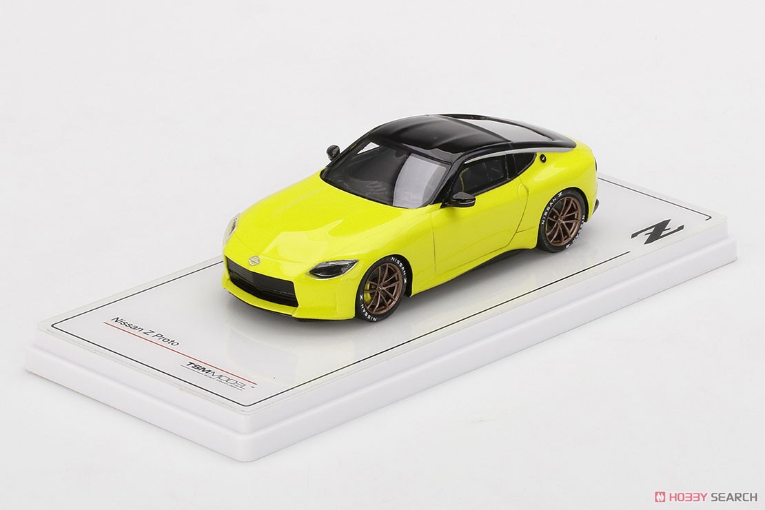京商 Nissan Z Prototype yellow The New Nissan Z Proto Spec in Ikazuchi Yellow Pearl