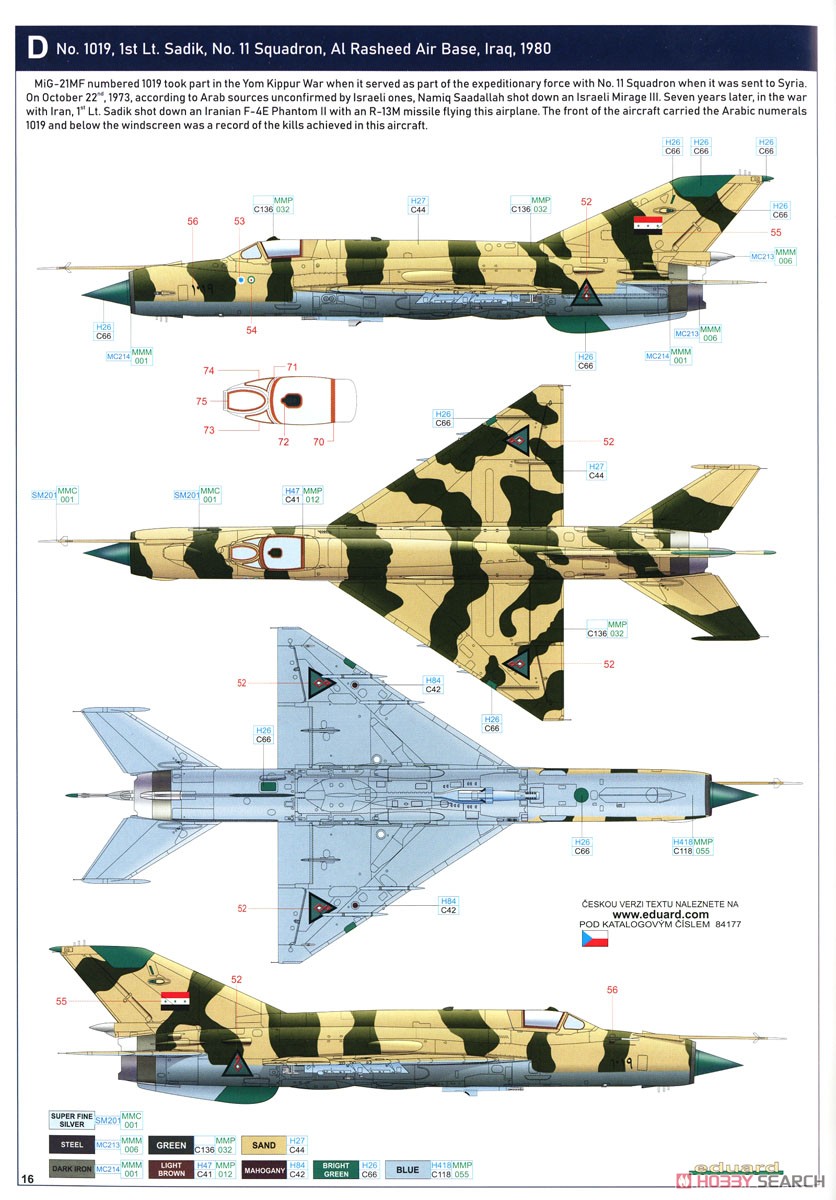 MiG-21MF ウィークエンドエディション (プラモデル) 塗装6