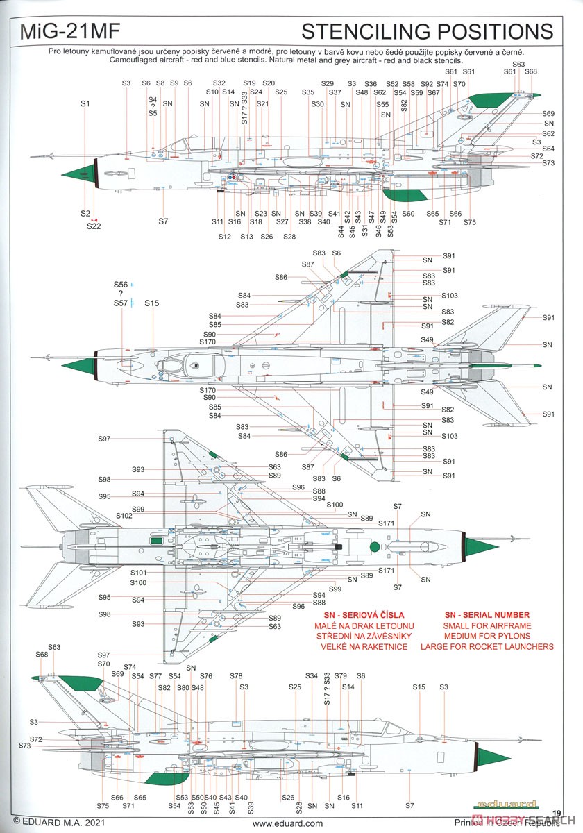 MiG-21MF ウィークエンドエディション (プラモデル) 塗装9 モーダル
