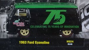 1963 Ford Econoline Turtle Wax - Semi-Gloss Black (Diecast Car)