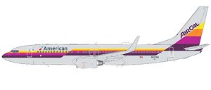 737-800 American Airlines N917NN AirCal Heritage Paint (Pre-built Aircraft)