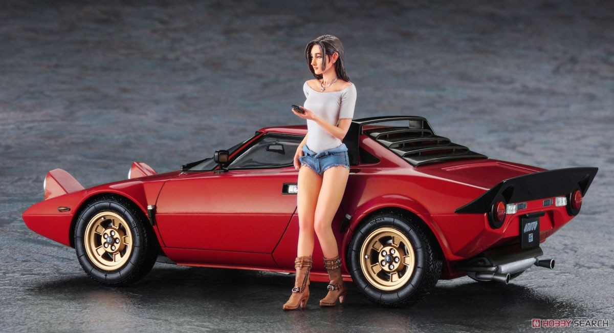 Lancia Stratos HF Stradale w/Italian Girls Figure (Model Car) Item picture4