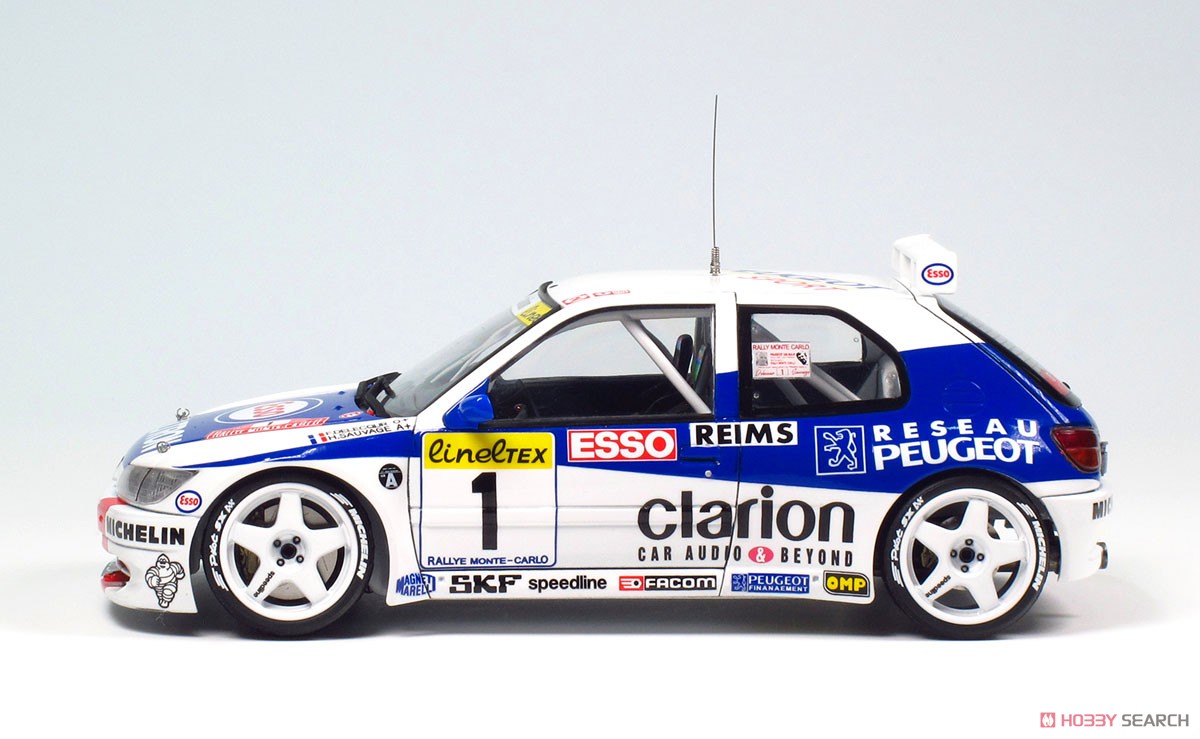 1/43キット ミニレーシング プジョー 306 MAXI Gr.A 1998 Peugeot 306 Maxi EVO2 1998 Monte Carlo Rally Class Winner