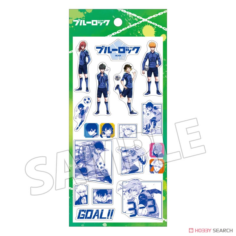 Blue Lock Plane Sticker Green (Anime Toy) 商品画像1