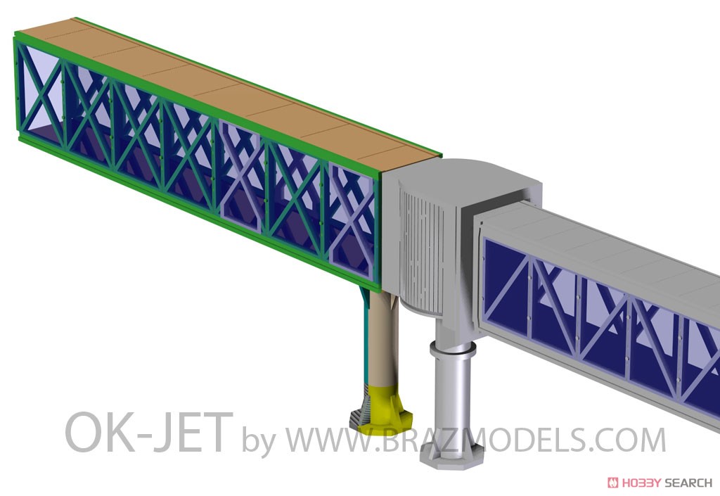 1/200 ボーディングブリッジ 模型 ジオラマ 新作】【予約商品】1/200 空港情景シリーズ 空港ボーディング