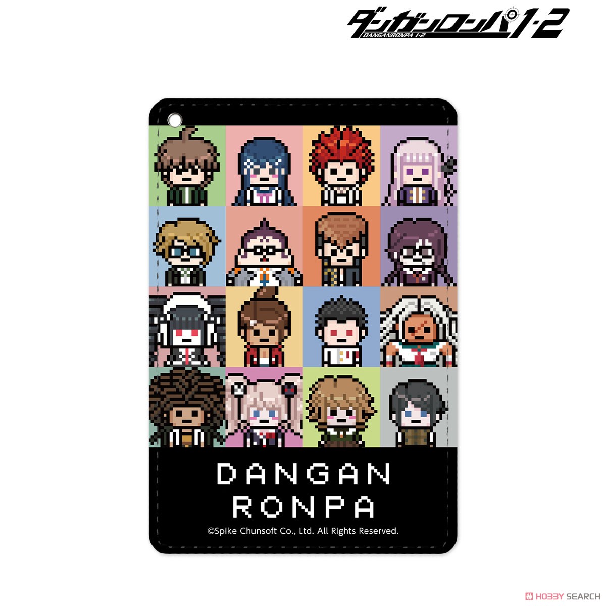 ダンガンロンパ1・2 Reload ドット絵モチーフ1ポケットパスケース ver