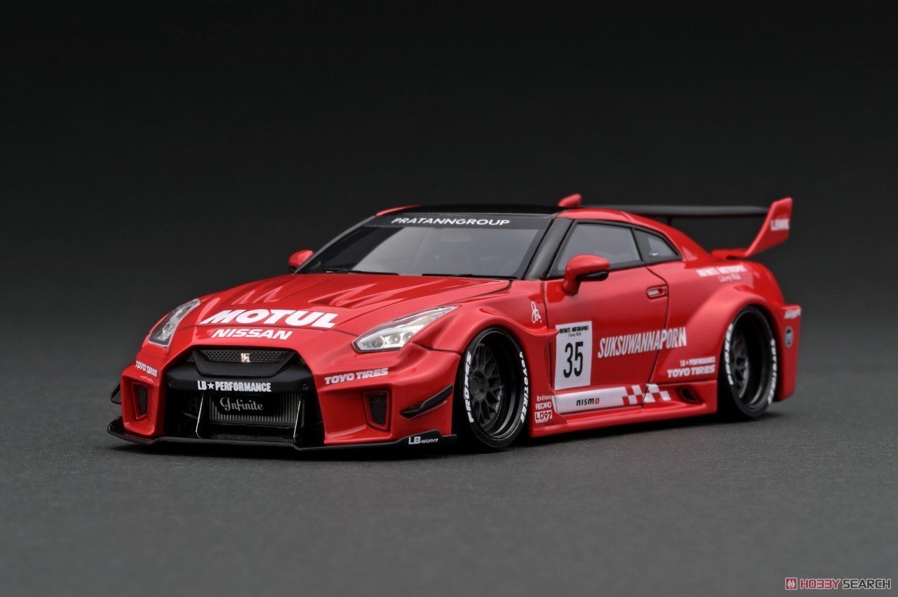 LB-Silhouette WORKS GT Nissan 35GT-RR Red (ミニカー) - ホビー