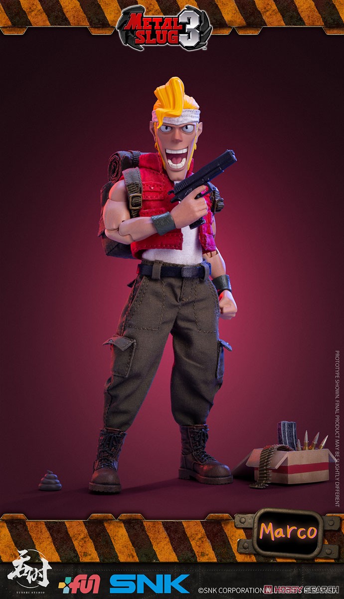 1/12スケール アクションフィギュア 映画キャラクター 絶版品 メタルスラッグ3 1/12スケール アクションフィギュア 一文字百