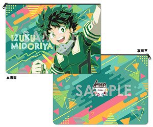 僕のヒーローアカデミア 合皮フラットケース -Color- A. 緑谷出久 (キャラクターグッズ)