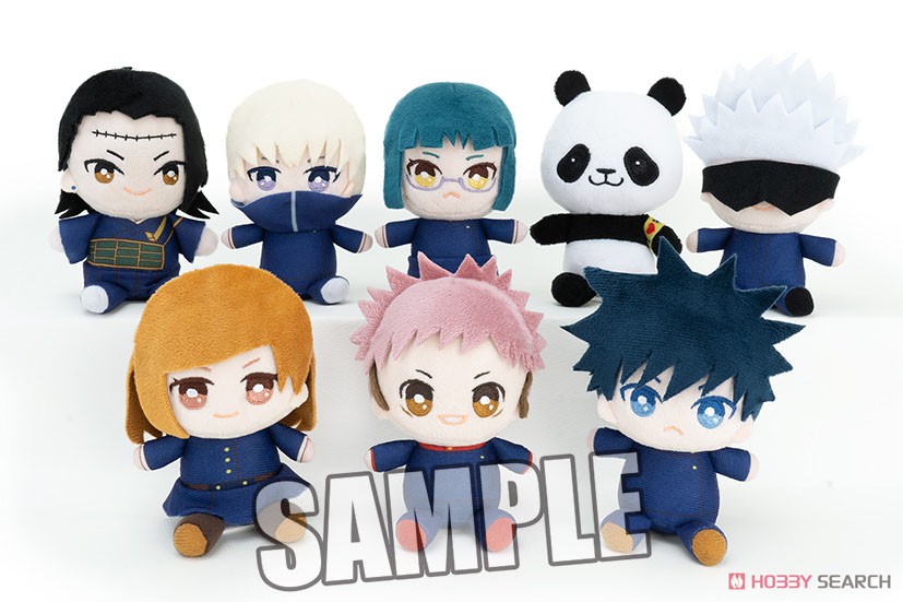 Jujutsu Kaisen Peluche Chibi Panda - Figura Morbida Da Collezione, Altezza 17 Cm, Seduta - 2