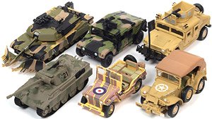 M1114 ハンヴィー 4-CT タン 防護型仕様 (ミニカー) - ホビー