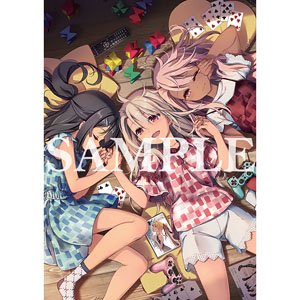 [Fate/kaleid liner Prisma Illya] Hiroshi Hiroyama Illust B2 Tapestry [Ilya & Miyu & Chloe] (Anime Toy)