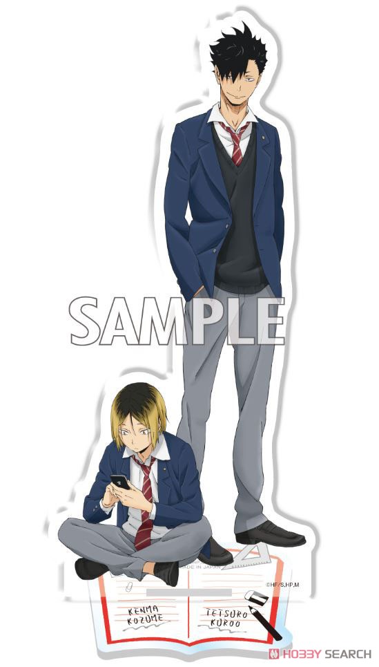 アクリルスタンド 制服風キャラクター ハイキュー!! 制服 全身アクリルスタンド 黒尾&孤爪