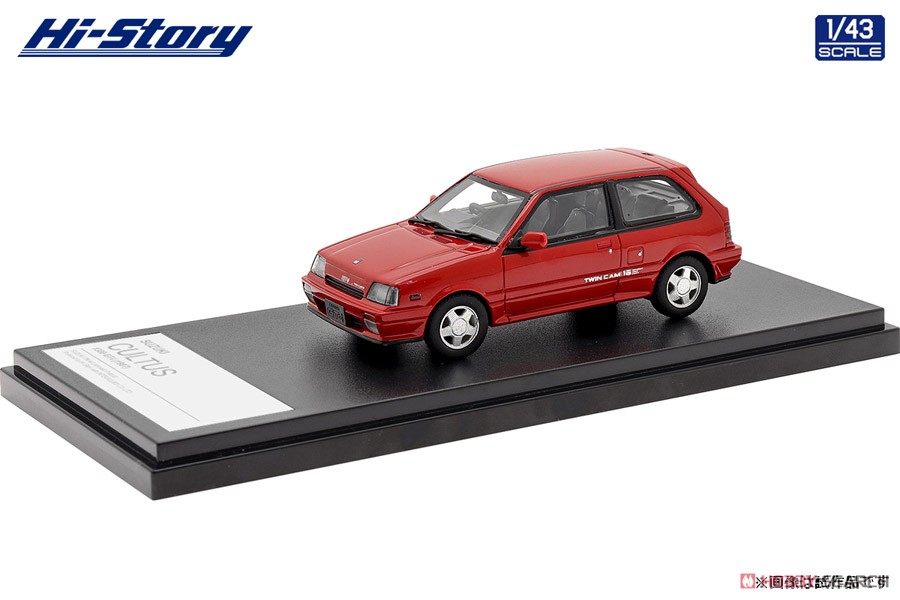 Suzuki Cultus 1300 GT-i (1987) Saint Germain Red Diecast Car