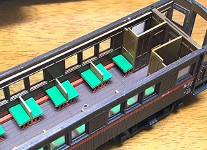 16番(HO) ホハ6810 (ホハ12000) 内装 ペーパーキット (組み立てキット) (鉄道模型)