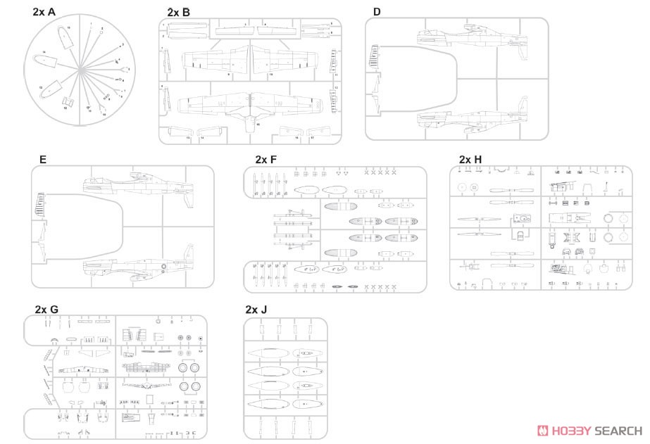 Korea F-51D/RF-51D Dual Combo Limited Edition (Plastic model) その他の画像2