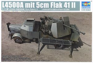 ドイツ軍 L4500A 自走対空砲/5cm Flak41/2 (プラモデル)