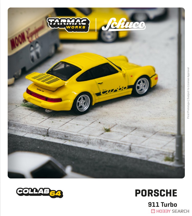 Porsche 911 Turbo Yellow (ミニカー) 商品画像1