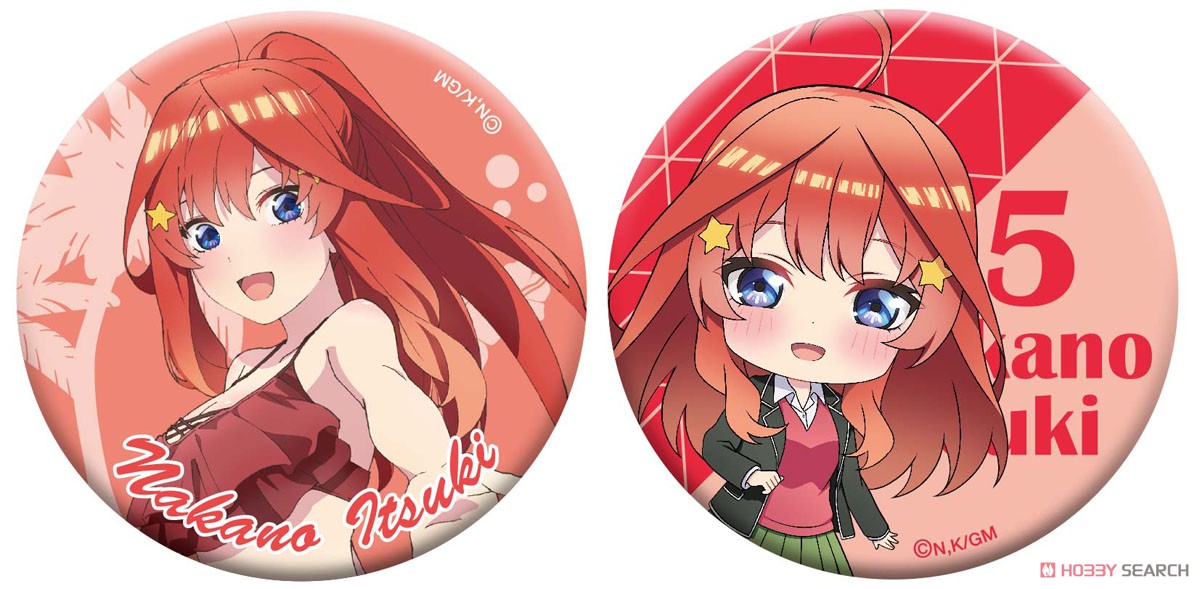 映画 五等分の花嫁 缶バッジセット 五月 水着 キャラクターグッズ