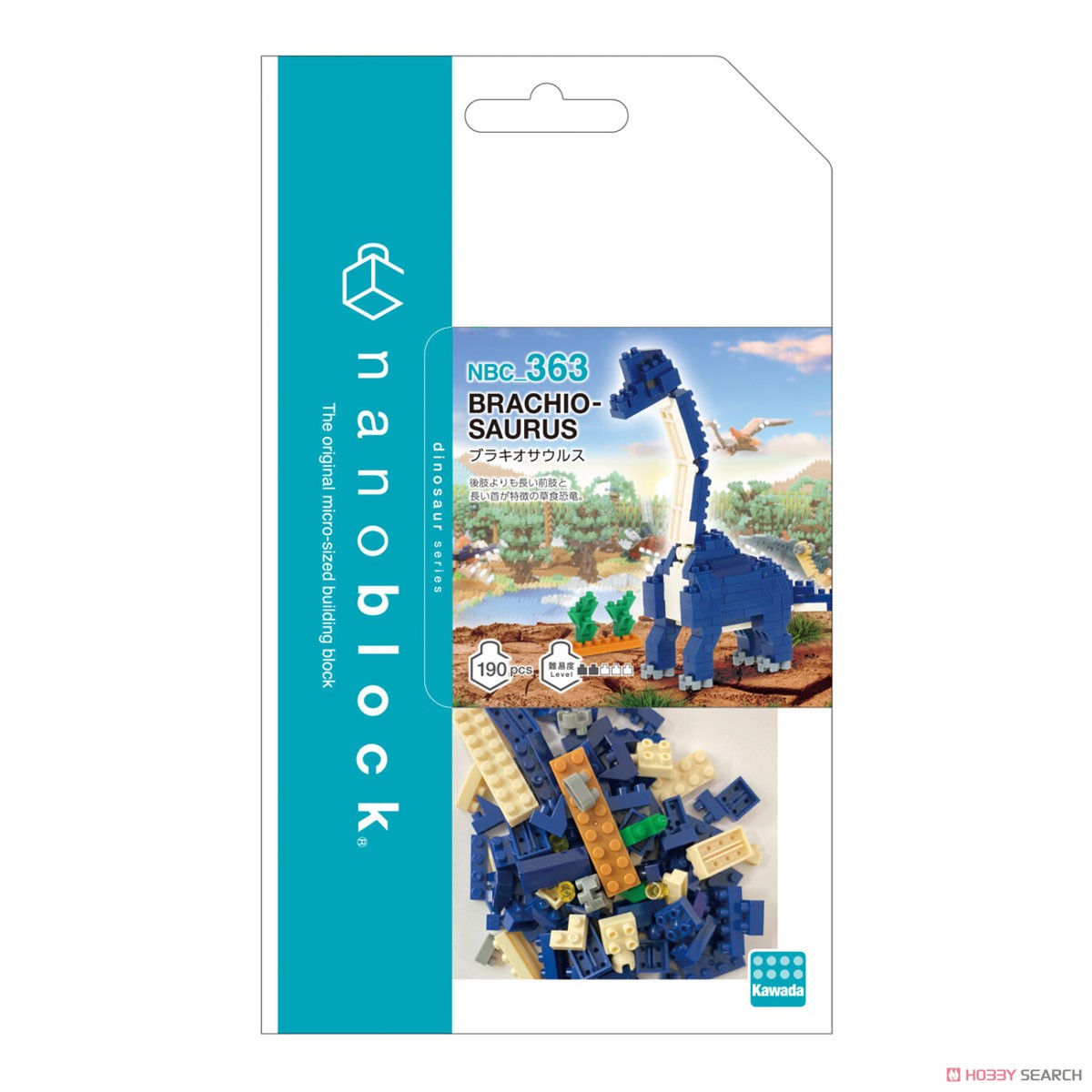 nanoblock Brachiosaurus (Block Toy) パッケージ1