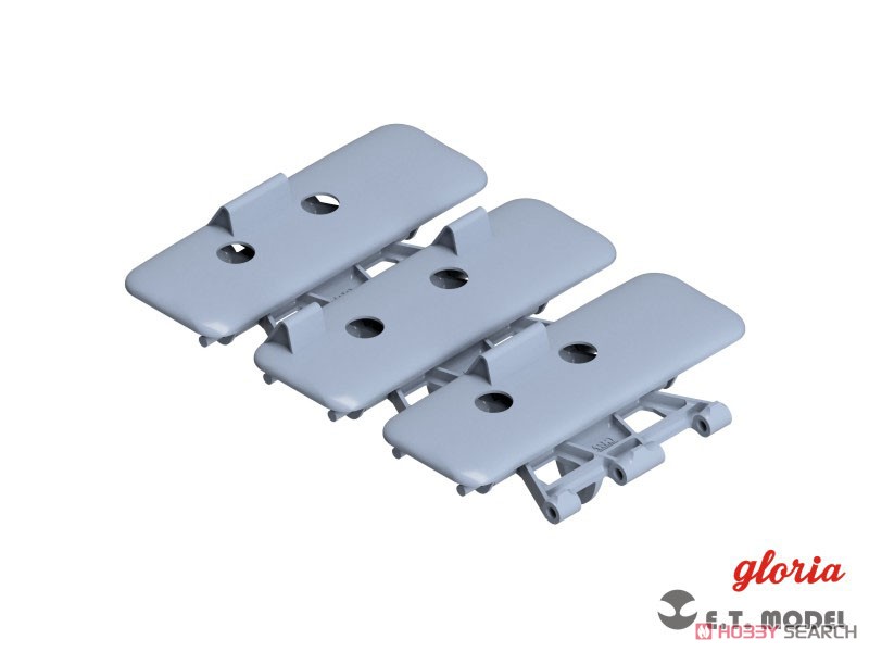 WWII ドイツラウペンシュレッパーOst (東部用装軌式牽引車)用可動式雪上履帯 kgs66/340/120 (3D) (プラモデル) その他の画像4