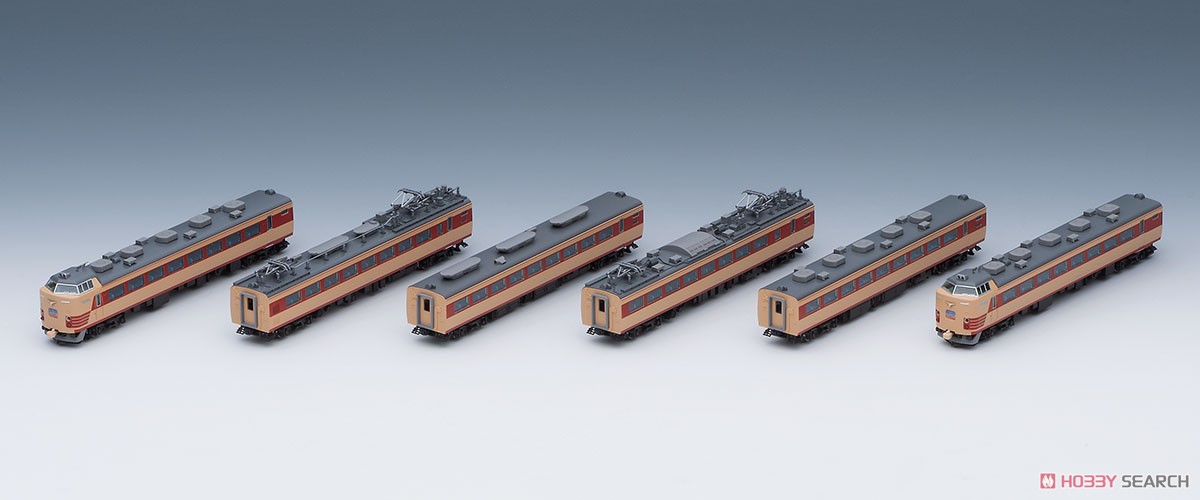 国鉄 485-1500系 特急電車 (はつかり) 基本セット (基本・6両セット) (鉄道模型) 商品画像11