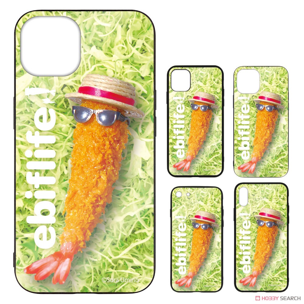 えびふらいふ 強化ガラスiPhoneケース [13専用] (キャラクターグッズ) その他の画像1