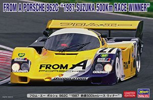 From A Porsche 962C `1987 Suzuka 500km Race Winner` (Model Car)