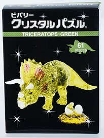 Crystal Puzzle Triceratops Green (Puzzle)