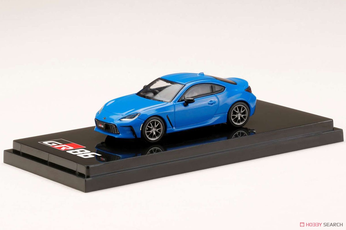 GR86 ミニカー　ブライトブルー Amazon | Hi Story 1/43 トヨタ GR86 RZ (2021) ブライトブルー 完成品