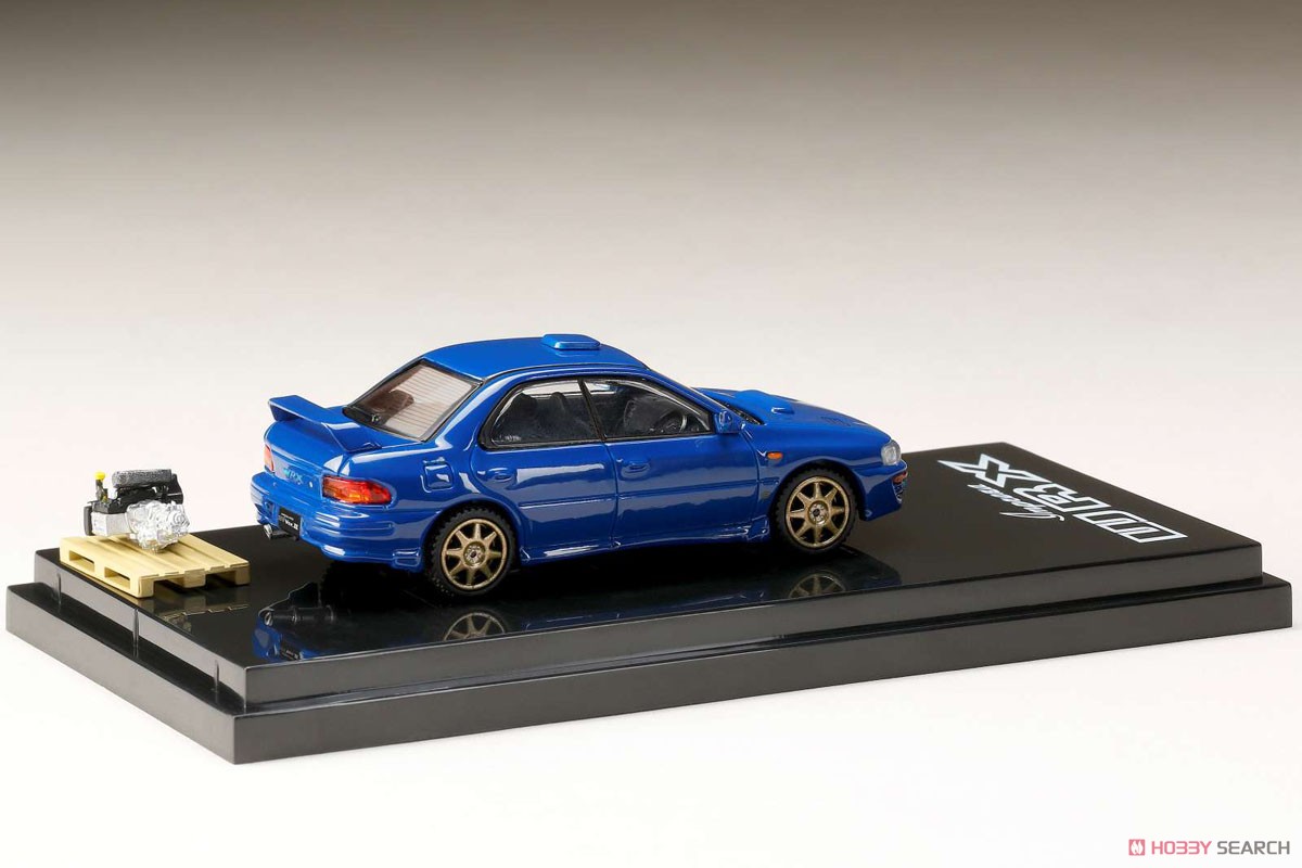 Subaru Impreza WRX (GC8) STi Version II Sports Blue w/Engine Display Model (Diecast Car) Item picture2