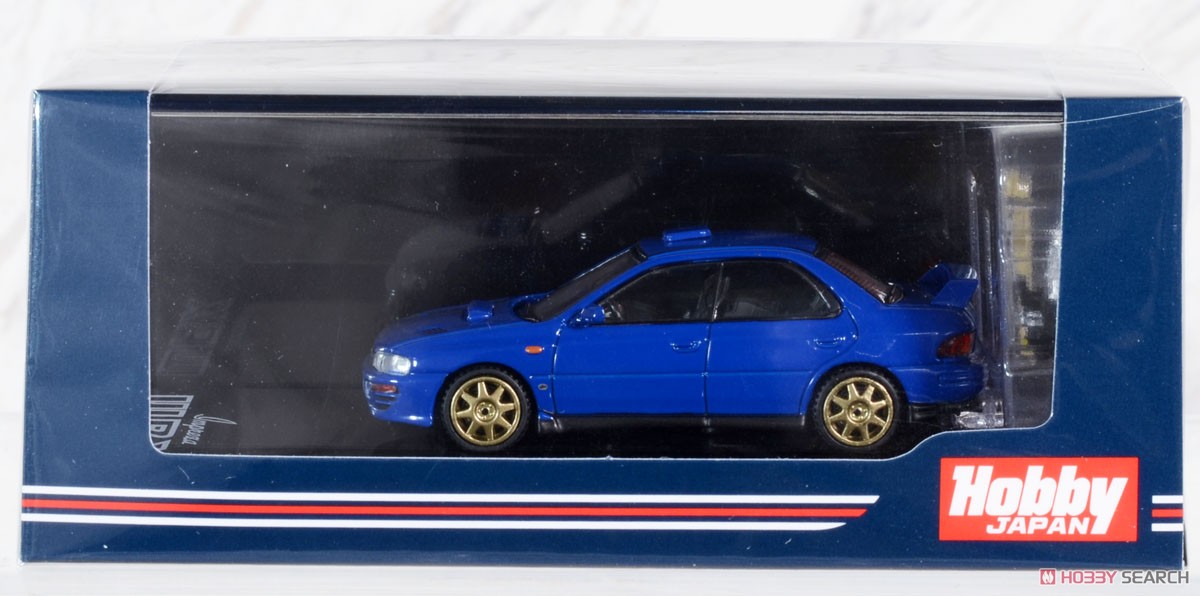 Subaru Impreza WRX (GC8) STi Version II Sports Blue w/Engine Display Model (Diecast Car) Package2