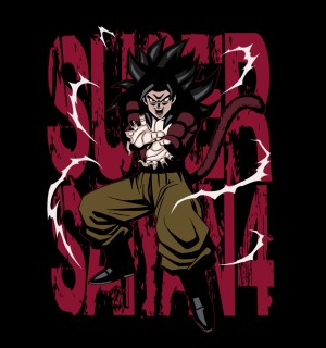 ドラゴンボールgt 超サイヤ人4 孫悟空 Tシャツ Black L キャラクターグッズ ホビーサーチ キャラクターグッズ