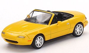ユーノス・ロードスター サンバーストイエロー (右ハンドル) (ミニカー)